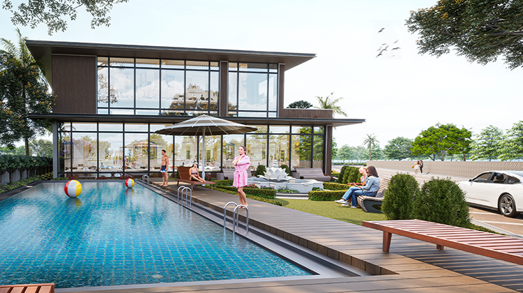 VKS Pine Drive clubhouse render